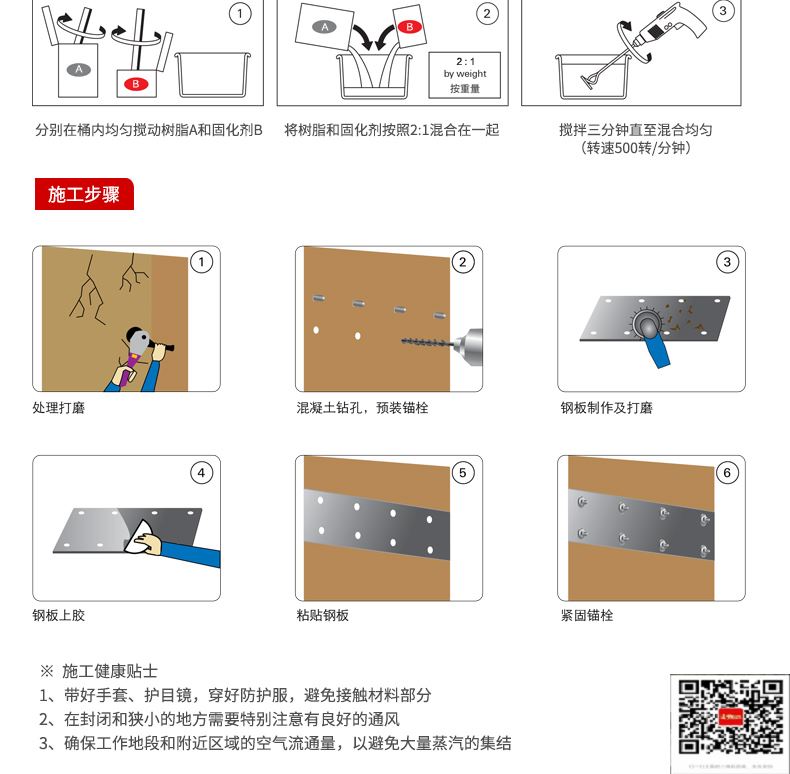 包钢石拐粘钢加固施工过程